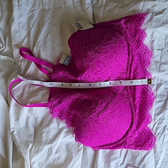 NWT PINK Victoria's Secret Push Up Racer back Bralette - Picture 13 of 13